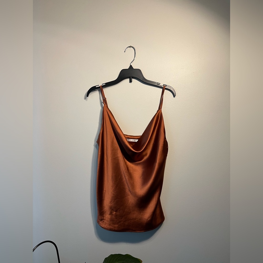 M | Satin Cowl Neck Cami